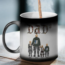 Load image into Gallery viewer, Personalized &#39;Dad&#39; Magic Mug with Pop Culture Theme Coffee Mug PopCulturePrints
