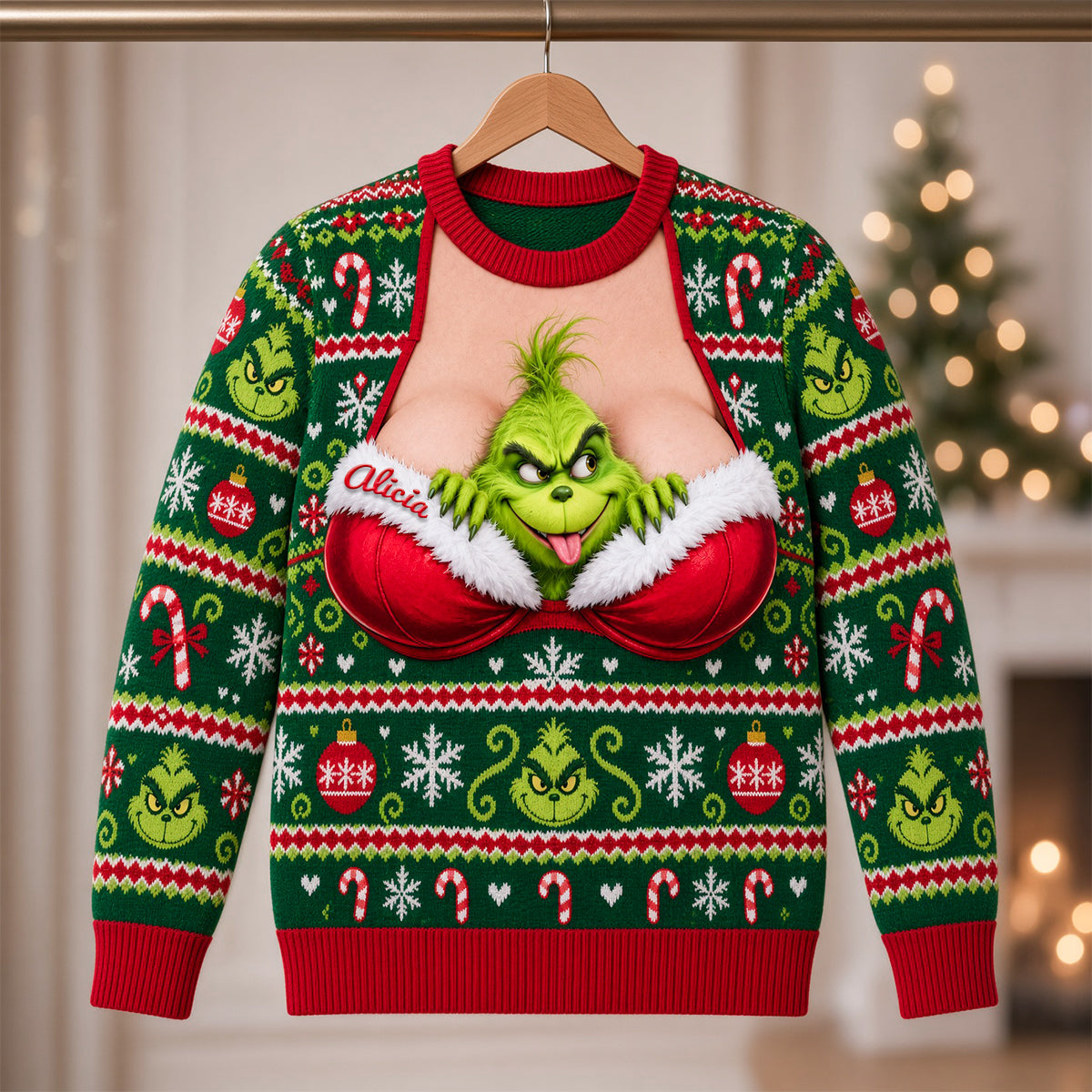 Funny Grinch 3D Shirt - Personalized Christmas Gifts for Everyone