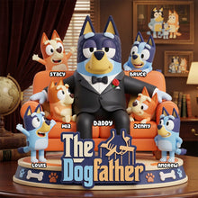 Load image into Gallery viewer, “The Dogfather” - Personalized Acrylic Plaque for Dads and Grandpas Shaped Plaques PopCulturePrints
