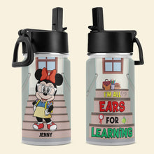 Load image into Gallery viewer, Personalized Kid's Tumbler - All Ears for Learning Theme Kid Tumbler PopCulturePrints
