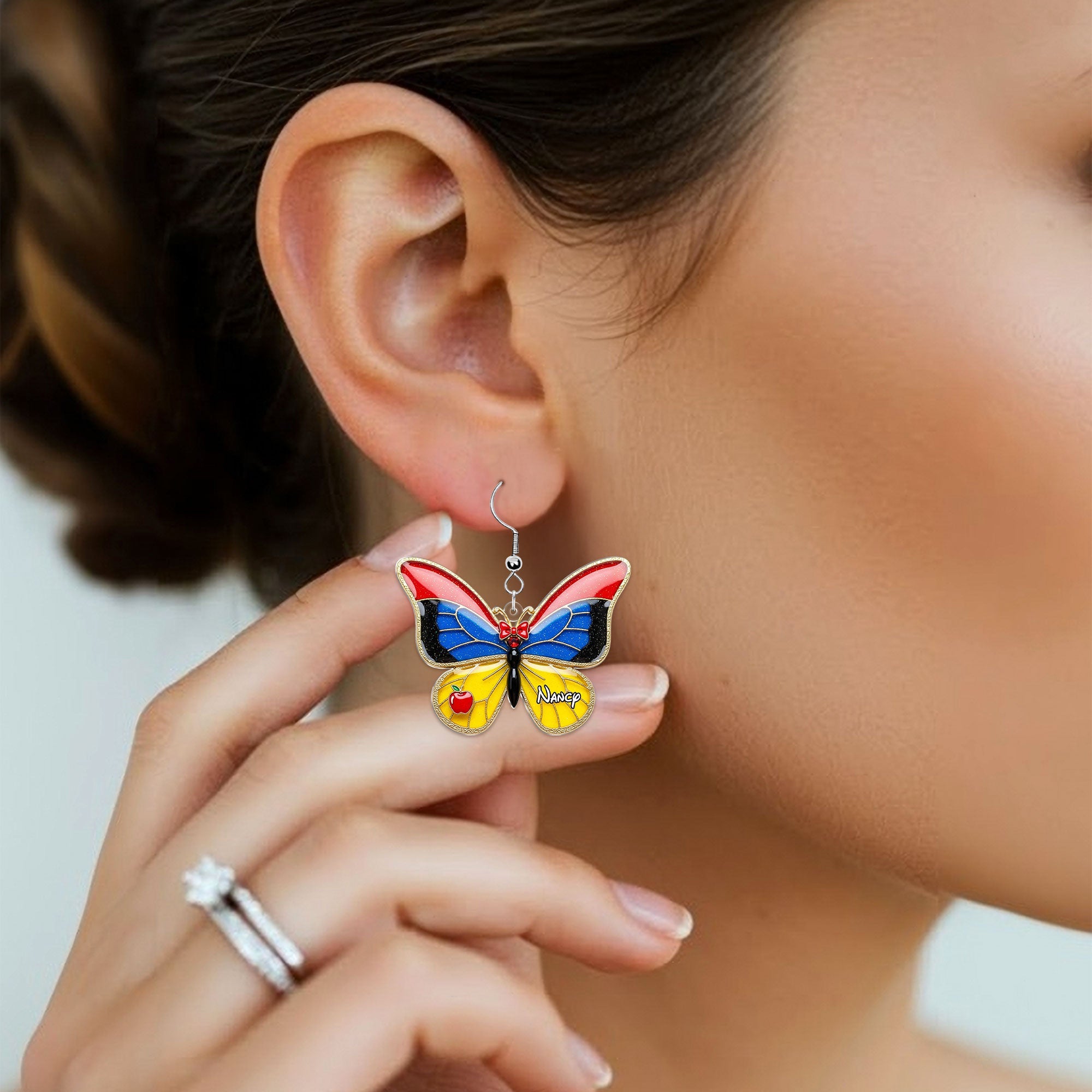 Embrace Elegance with Our Cartoon Princess Earrings - Personalized Gifts for Her Earrings PopCulturePrints
