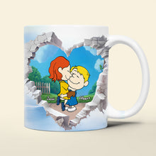 Load image into Gallery viewer, Personalized Cartoon Couple Valentine&#39;s Day Mug Coffee Mug PopCulturePrints

