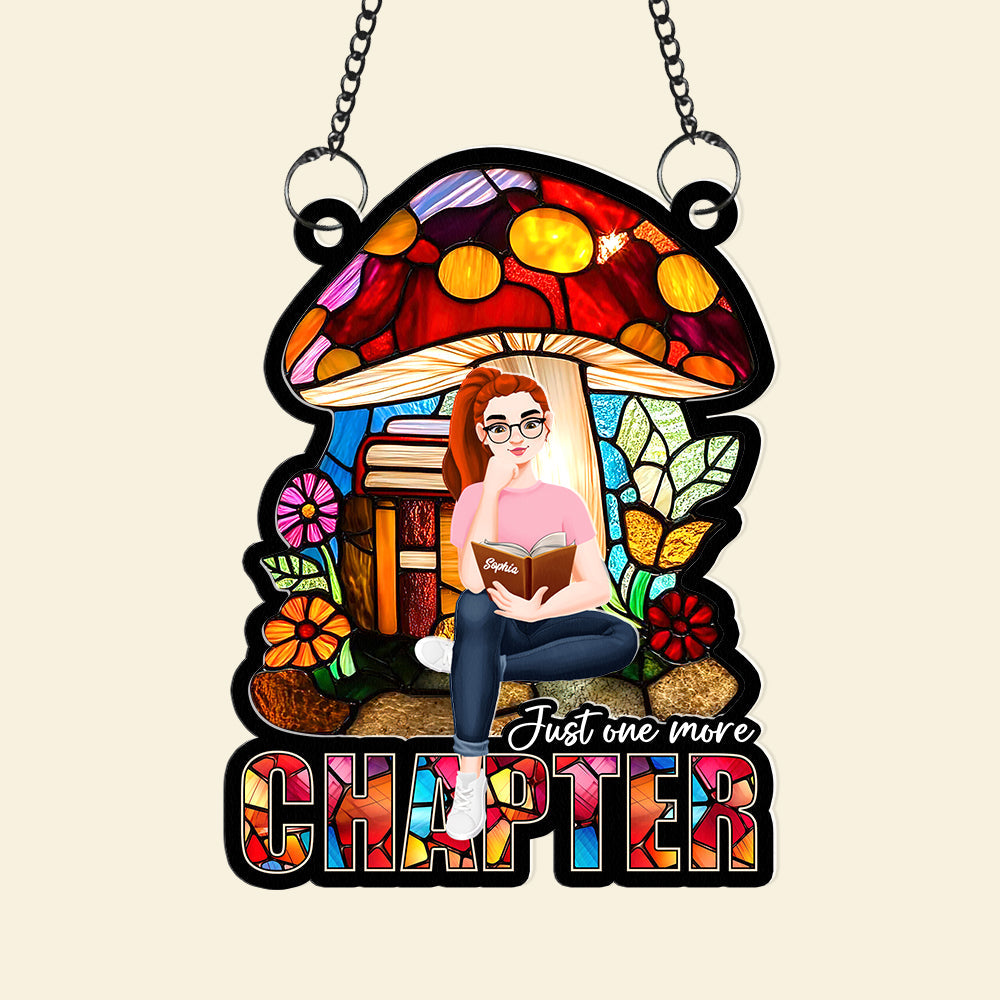 Personalized Suncatcher Ornament for Book Lovers Ornament PopCulturePrints
