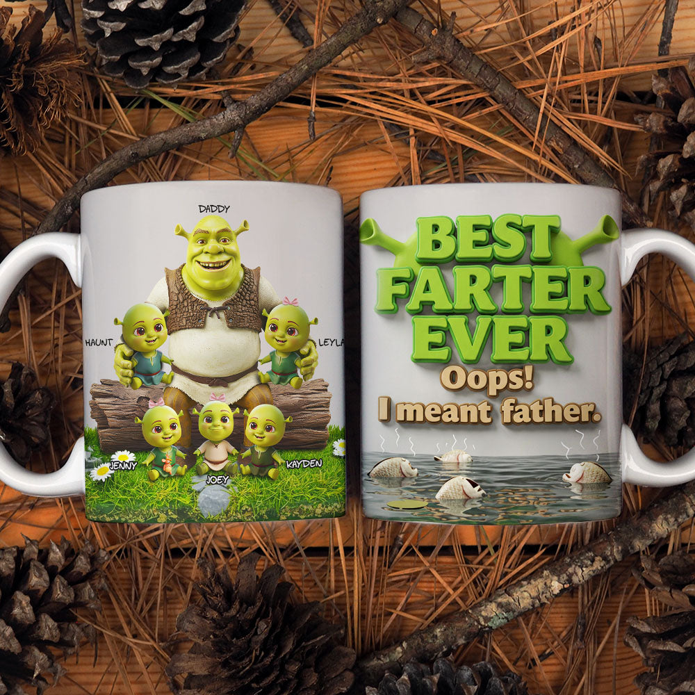 Best Farter Ever Coffee Mug - A Personalized Gift for Dad Coffee Mug PopCulturePrints