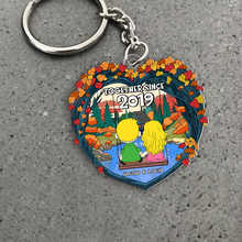 Load image into Gallery viewer, Personalized Couple Keychain - Together Since 2016 Keychains PopCulturePrints
