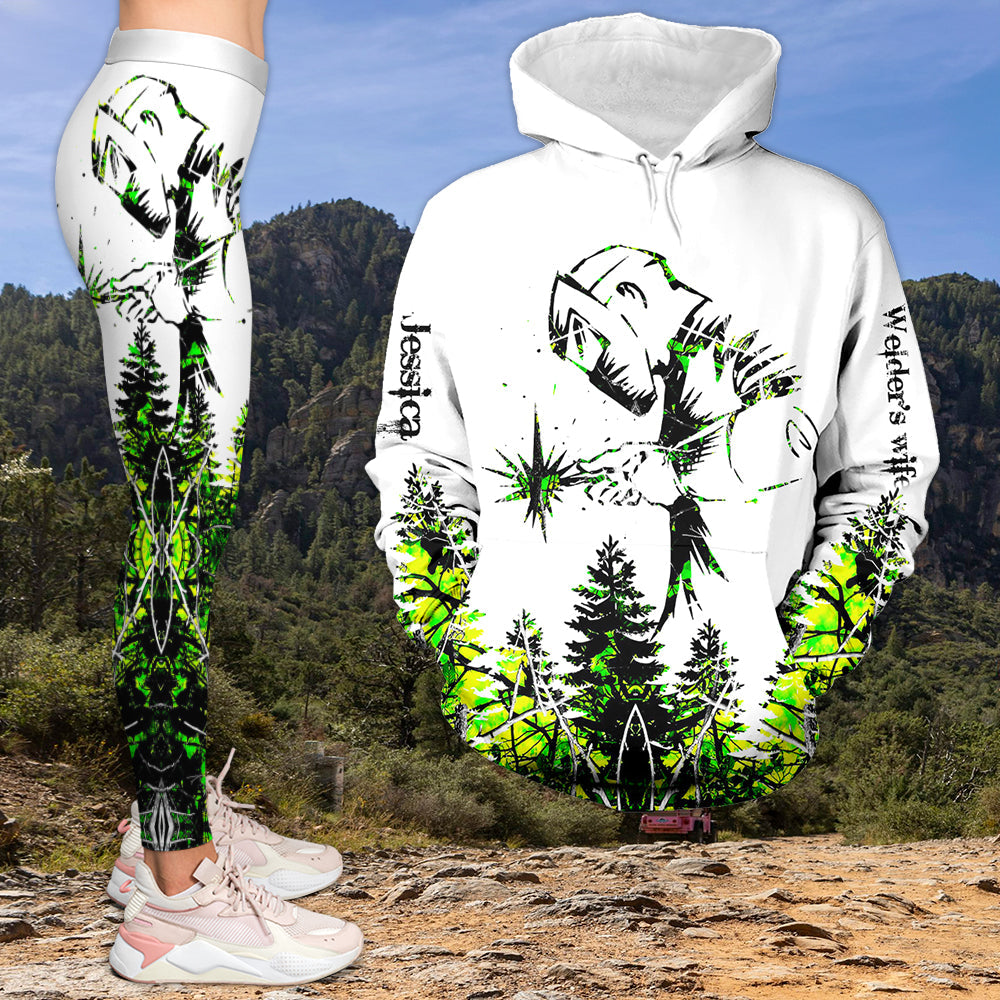 Custom Welder's Wife Hoodie & Leggings Set