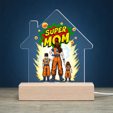 Load image into Gallery viewer, Super Mom Personalized LED Light - Dragon Warrior Theme
