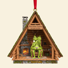 Load image into Gallery viewer, Merry Buckin' Christmas - Personalized Funny Christmas Ornament for Couples Ornament PopCulturePrints
