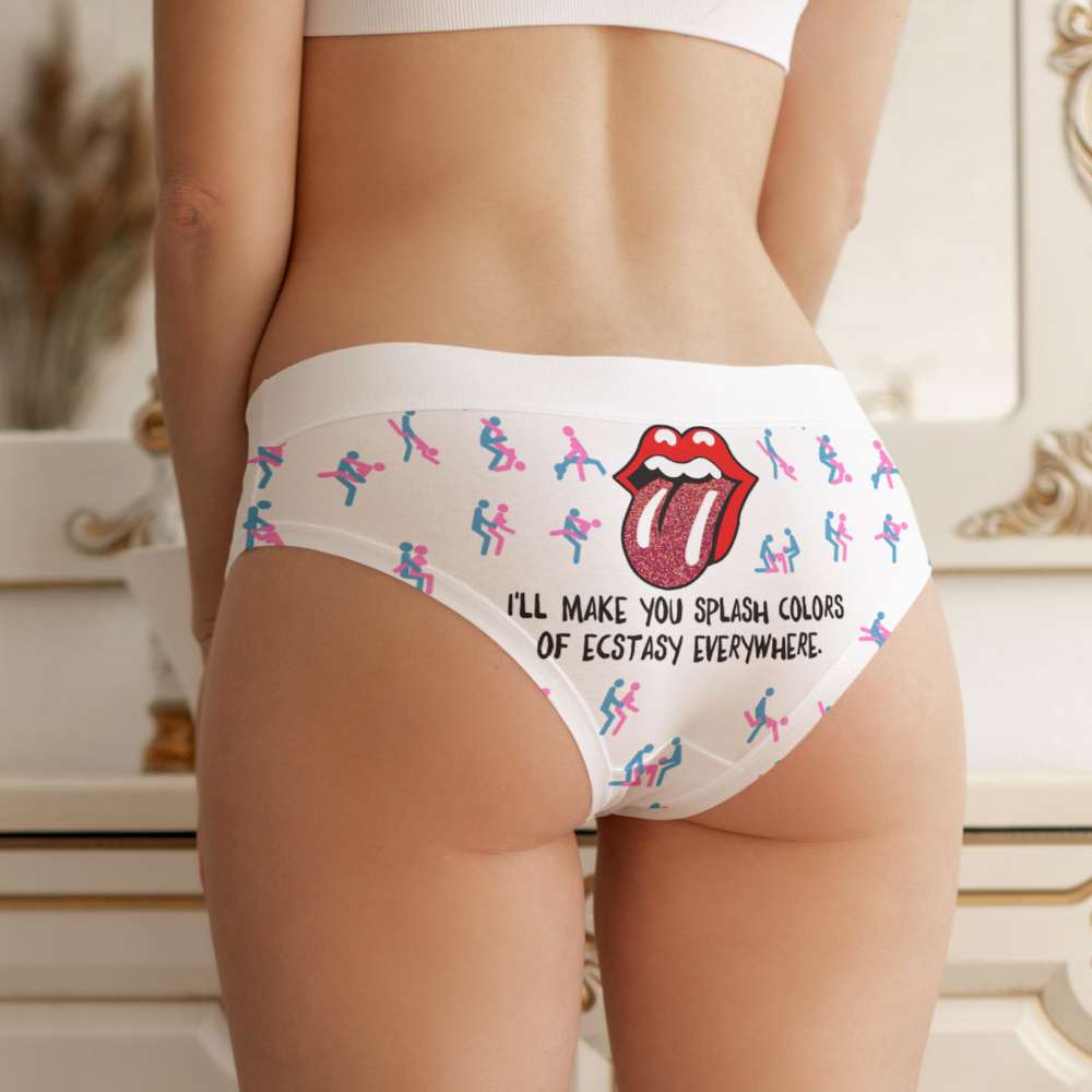 Ecstatic Colors Couple's Boxers - Personalize Your Fun Boxer Briefs PopCulturePrints