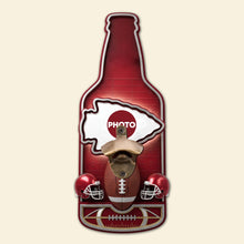 Load image into Gallery viewer, Kickoff Wall Hanging Bottle Opener - Personalized for Sports Fans 02NATI160726 Bottle Opener PopCulturePrints
