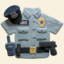 Load image into Gallery viewer, &quot;Step Into Safety with Style&quot; - Police Uniform Doormat - Personalized Gift for Law Enforcement Officers and Their Families Doormat PopCulturePrints
