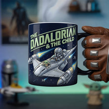 Load image into Gallery viewer, "The Best Dad in the Galaxy!" - Space Hero Dad Magic Mug - Personalized Gifts for Dad, Grandpa, and More Coffee Mug PopCulturePrints
