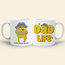 Load image into Gallery viewer, Personalized Dad Life Mug - Custom Gift for Father&#39;s Day Coffee Mug PopCulturePrints
