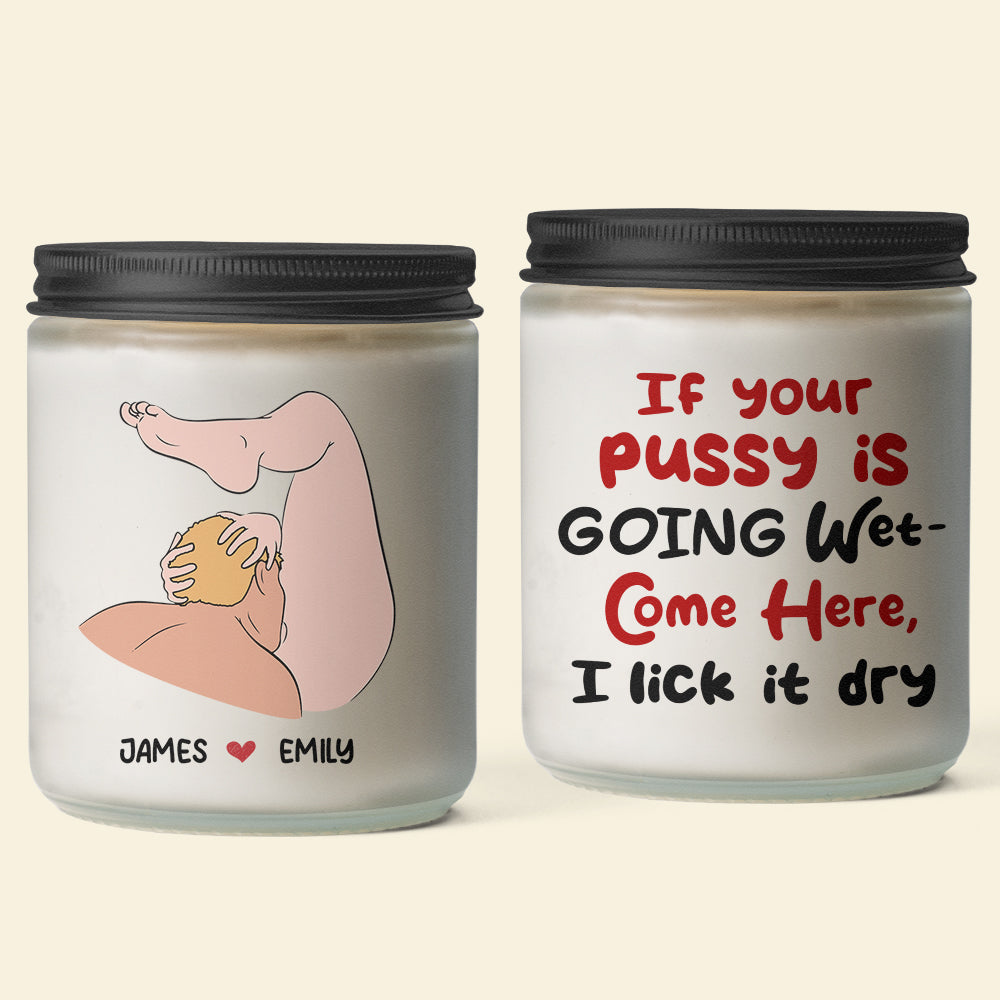Personalized Couple Scented Candle - Playful Intimacy Scented Candle PopCulturePrints