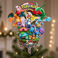 Load image into Gallery viewer, Celebrate 30 Years of Adventure - Personalized Creature Acrylic Christmas Tree Topper
