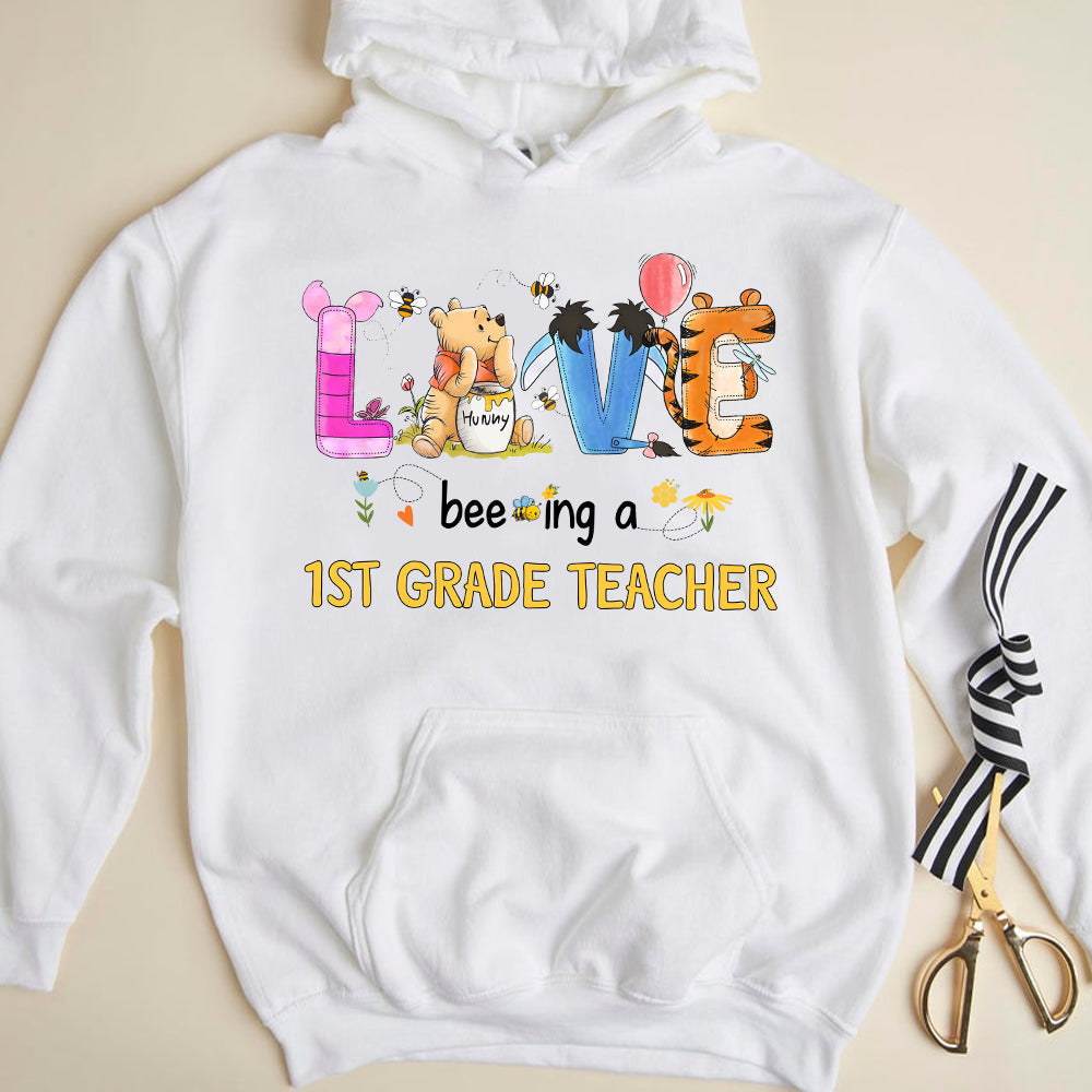 Disney Inspired 1st Grade Teacher Love T-Shirt