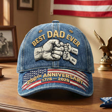 Load image into Gallery viewer, Celebrate Legacy with Customization - 250th Anniversary Military Cap for Veterans Caps PopCulturePrints
