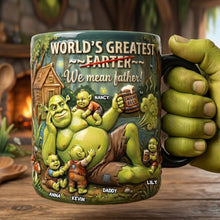 Load image into Gallery viewer, "World's Greatest Father!" - Ultimate Swamp Dad Magic Coffee Mug - Personalized Gift for Dads, Grandpas, and Father's Day Coffee Mug PopCulturePrints
