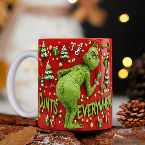 “Cunts Everywhere!” - A Playful Buddy Edge To Edge Mug - Personalized Christmas Gift Coffee Mug PopCulturePrints