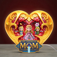 Load image into Gallery viewer, “Celebrate the Adventure of Motherhood” - Mom And Kids Magical Adventure Light Box - Personalized Gift for Mom, Grandma &amp; Kids Light Box PopCulturePrints
