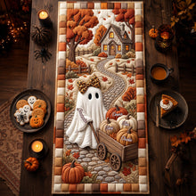 Load image into Gallery viewer, "Boo-tiful Memories for Grandkids – Personalized Halloween Table Runner"
