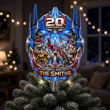 Load image into Gallery viewer, 20 Years of Mechanical Adventure Tree Topper - Personalized Anniversary Gift 01HADH150926 Ornament PopCulturePrints
