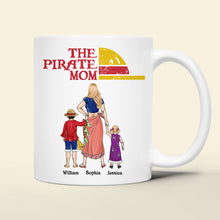 Load image into Gallery viewer, Custom Pirate Mom Coffee Mug - Personalized Gift for Mother&#39;s Day Coffee Mug PopCulturePrints
