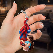 Load image into Gallery viewer, Chaos In Love Couple Keychain- Personalized Gifts For Couples 02HUQN290626 Keychains PopCulturePrints
