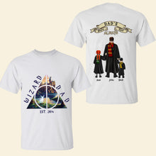 Load image into Gallery viewer, Personalized Wizard Dad T-Shirt
