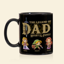 Load image into Gallery viewer, Personalized Legend of Dad Family Mug Coffee Mug PopCulturePrints
