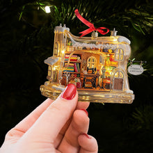 Load image into Gallery viewer, Crafting Dreams: Personalized Sewing Machine Cozy House Plaque - Perfect Gift for Sewing Enthusiasts Ornament PopCulturePrints
