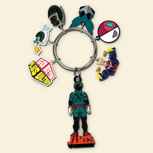 Load image into Gallery viewer, Custom Anime Hero Keychain - Personalized Gift Keychains PopCulturePrints
