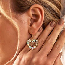 Load image into Gallery viewer, “Mom, we ruff you” - Personalized Paw Print Earrings - Custom Gift for Dog Lovers Earrings PopCulturePrints
