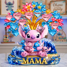 Load image into Gallery viewer, "Mama, You Are Our Universe!" - Personalized Acrylic Plaque for Moms and Grandmas - Unique Mother's Day Gift Shaped Plaques PopCulturePrints
