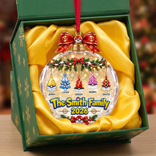 Load image into Gallery viewer, “Celebrate Your Family’s Love” - Personalized Family Tree Ornament - Custom Gift for Family and Friends
