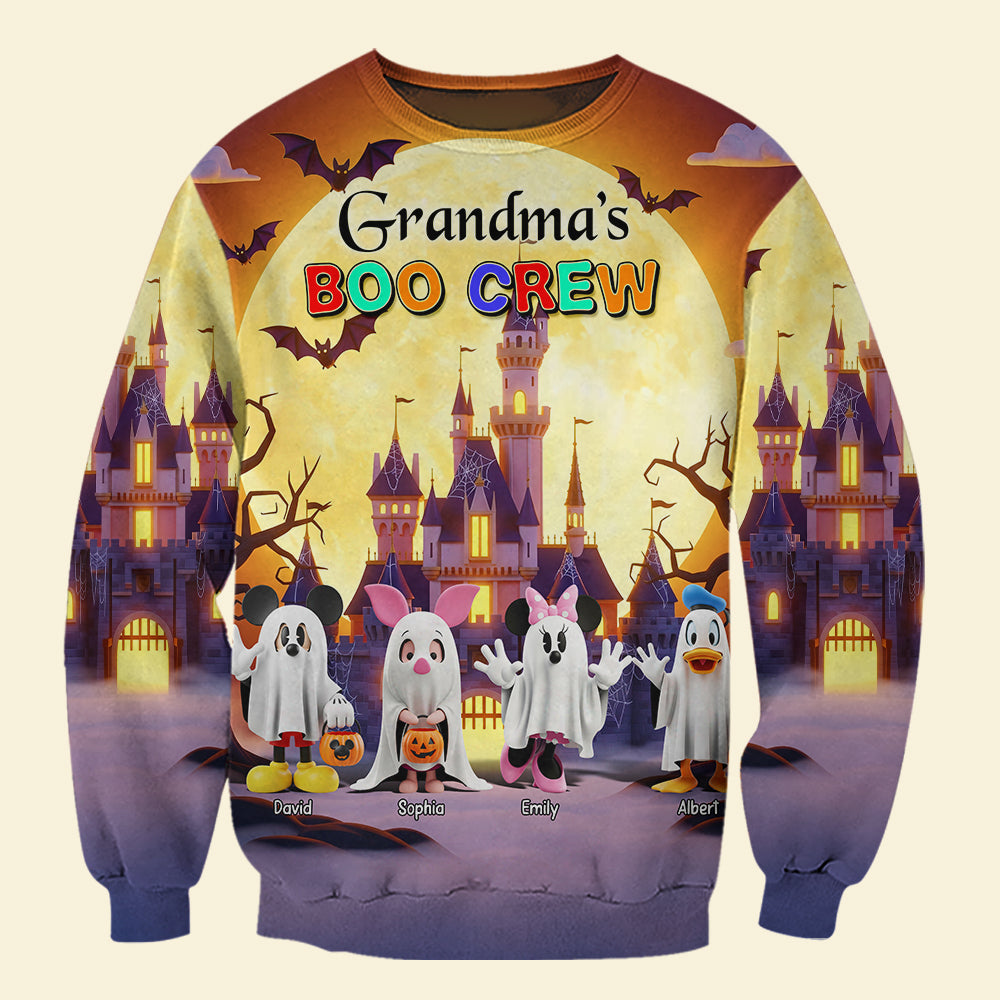 “Grandma’s Boo Crew” – Personalized 3D Shirt for Spooky Occasions AOP Products PopCulturePrints