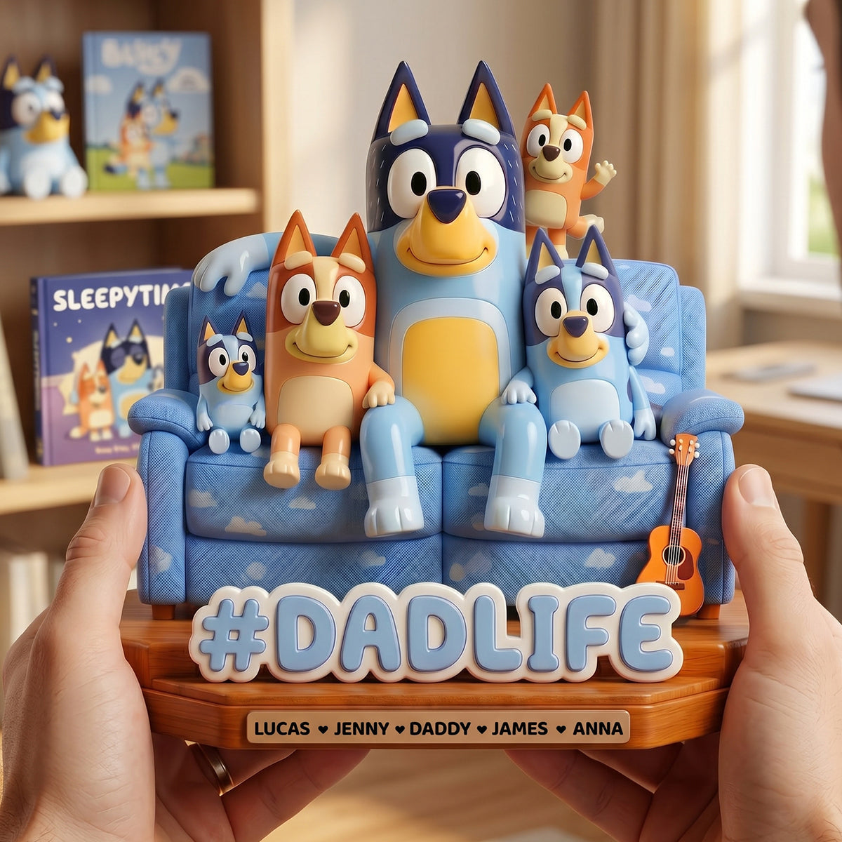 #DADLIFE - Celebrate Fatherhood with Personalized Dad Life Acrylic Plaque - Custom Gifts for Dad, Grandpa, and More Shaped Plaques PopCulturePrints
