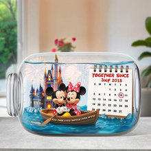 Load image into Gallery viewer, &quot;Together Since July 2015&quot; - Personalized Anniversary Acrylic Plaque - Perfect Gift for Couples, Friends, and Loved Ones Shaped Plaques PopCulturePrints
