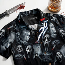 Load image into Gallery viewer, "Celebrate the Scream Culture!" - Scare Holiday Hawaiian Shirt - Personalized Gift for Horror Fans Hawaiian Shirts PopCulturePrints
