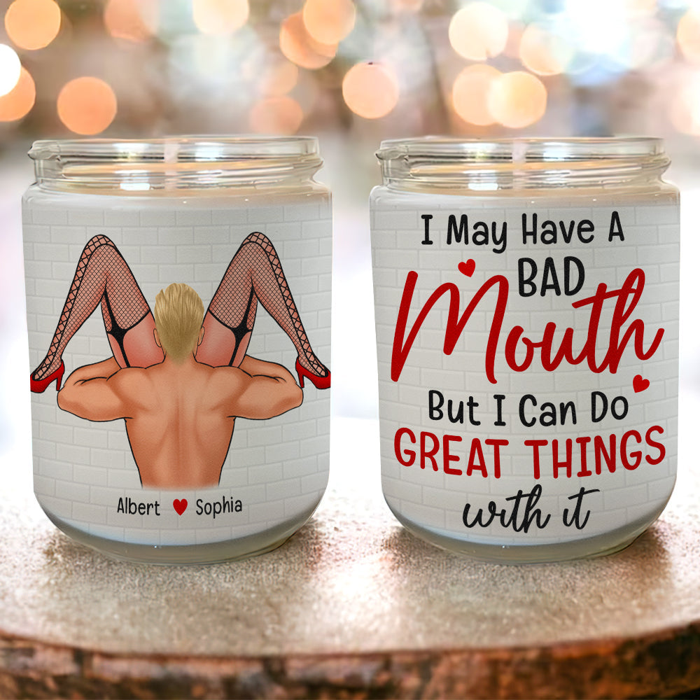 Personalized Romantic Candle - Funny and Sexy Design