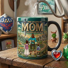 Load image into Gallery viewer, “The Legend of Mom: Celebrate Your Magical Journey” - Personalized Magic Coffee Mug - Gift for Moms, Dads, and Grandmas Coffee Mug PopCulturePrints
