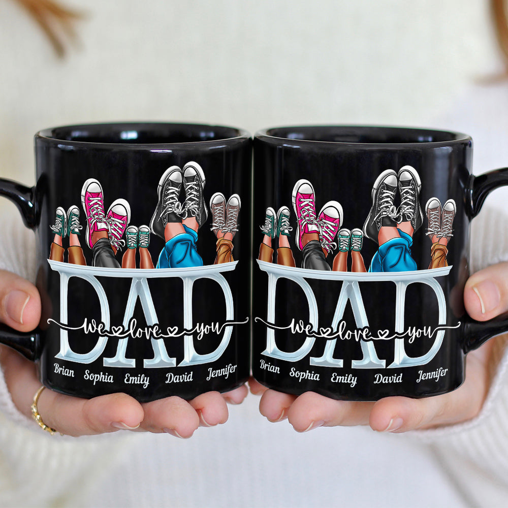 Custom Dad Mug - We Love You Personalized Gift Coffee Mug PopCulturePrints