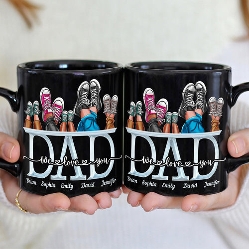 Custom Dad Mug - We Love You Personalized Gift Coffee Mug PopCulturePrints
