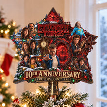 Load image into Gallery viewer, "Celebrate Your Love for the Upside Down with Our Dark Parallel World Tree Topper!" - Personalized Christmas Gift for Fans of Stranger Things
