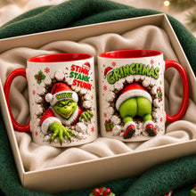 Load image into Gallery viewer, Stink Stank Stunk! Grinch Mug - Personalized Christmas Gift for Him &amp; Her
