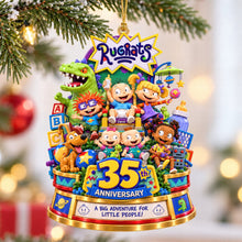 Load image into Gallery viewer, "Celebrating Milestones: A Big Adventure for Little People" - Personalized Acrylic Ornament for the 35th Anniversary
