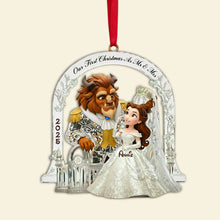 Load image into Gallery viewer, Celebrate Your Love: Personalized Couple&#39;s First Christmas Acrylic Ornament - Unique Gift for Friends, Family, and Loved Ones Ornament PopCulturePrints
