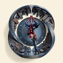 Load image into Gallery viewer, Every Moment With You - Personalized Couples Acrylic Hanging Wall Clock Hanging Wall Clock PopCulturePrints
