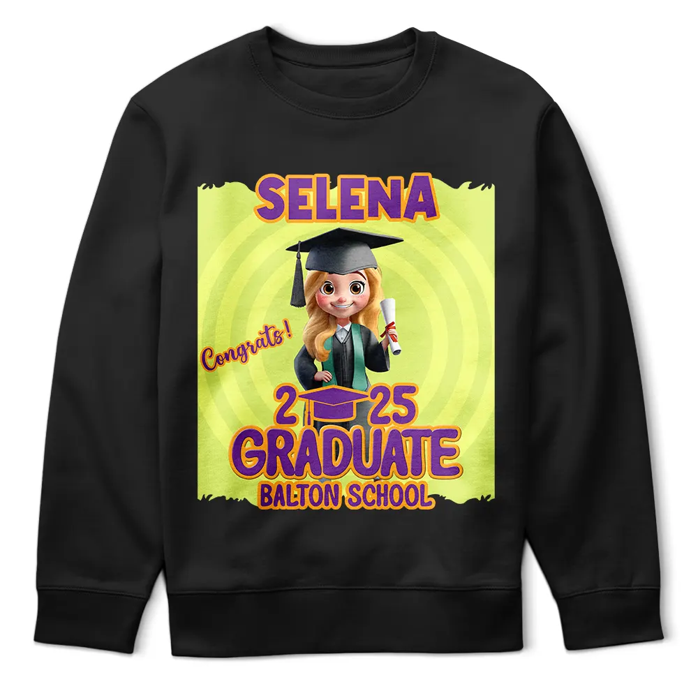 Congratulations Jessica! - Personalized T-Shirt for Graduates T-shirt PopCulturePrints