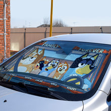 Load image into Gallery viewer, Personalized Family Forever Car Sunshade - Custom Names
